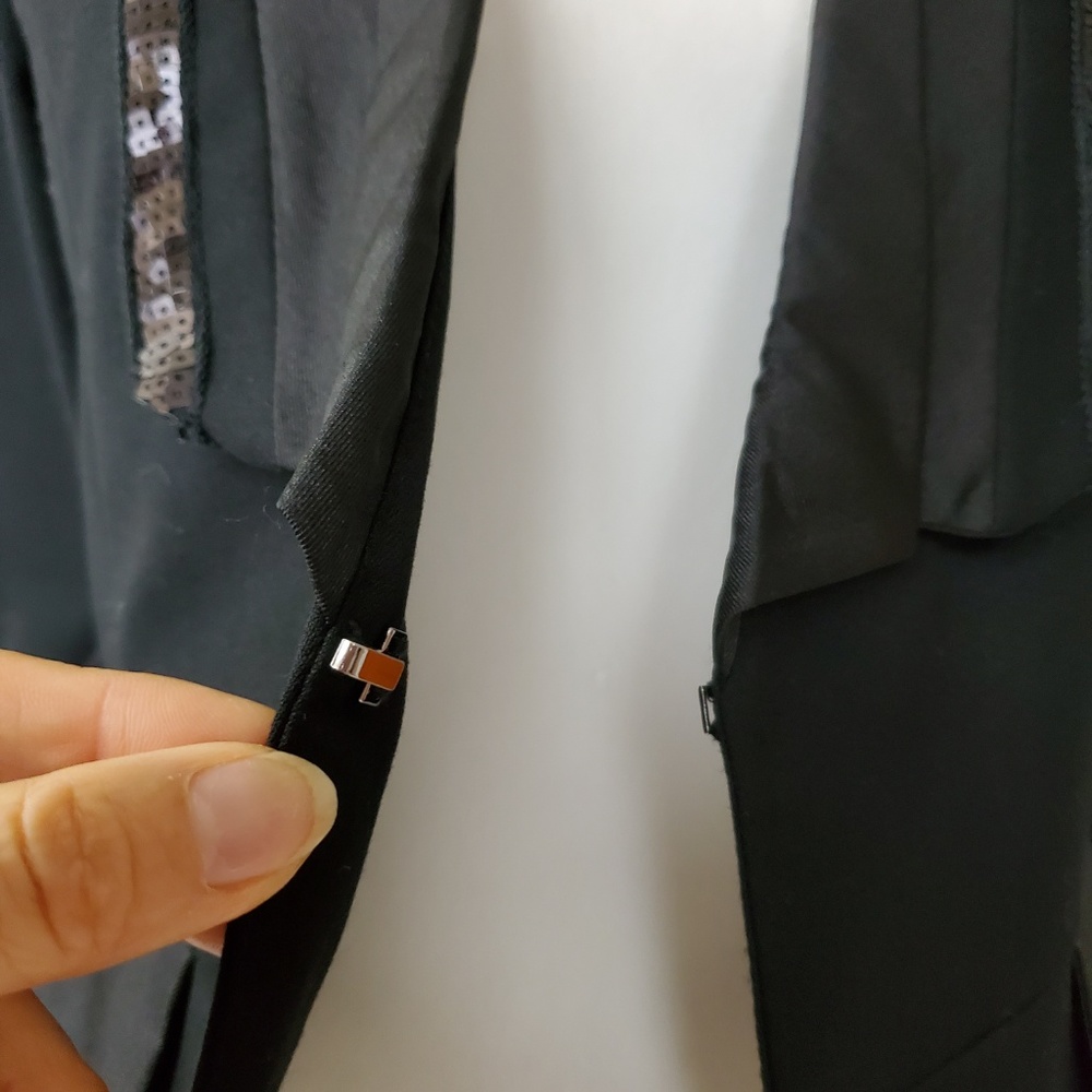 Black Sequin Blazer - Picture 3 of 7